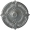 Ekena Millwork Attica Acanthus Leaf Ceiling Medallion (Fits Canopies up to 3 1/4"), 30 1/8"OD x 1 1/2"P, Platinum CM30ATPLS - alternate 1